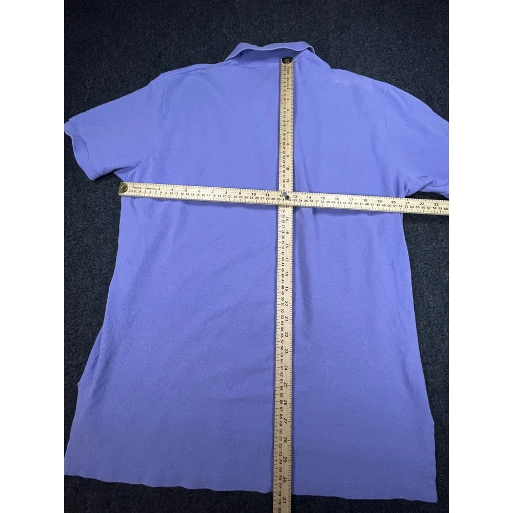Vintage Polo Ralph Lauren Golf Shirt Mens Large Purple Pony Tennis Performance
